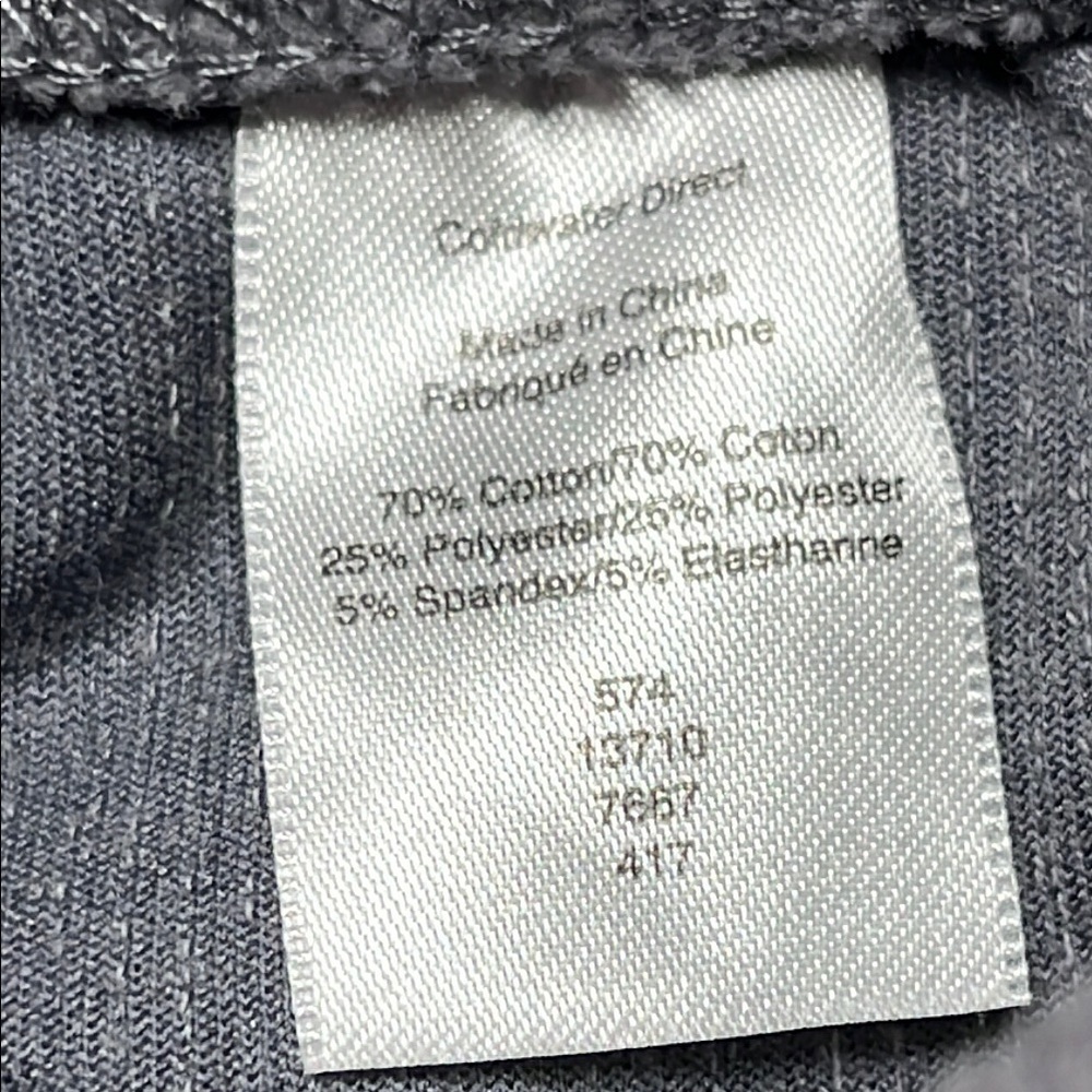 Coldwater Creek Gray Faux Suede Leggings Women’s Size Large Pull On Stretch - Picture 6 of 6